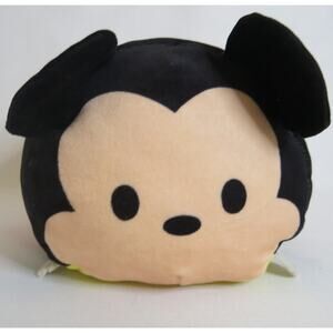 DISNEY Tsum Tsum Mickey Mouse Plush Stuffie 8" Soft Pillow Red Black Stuffed Toy